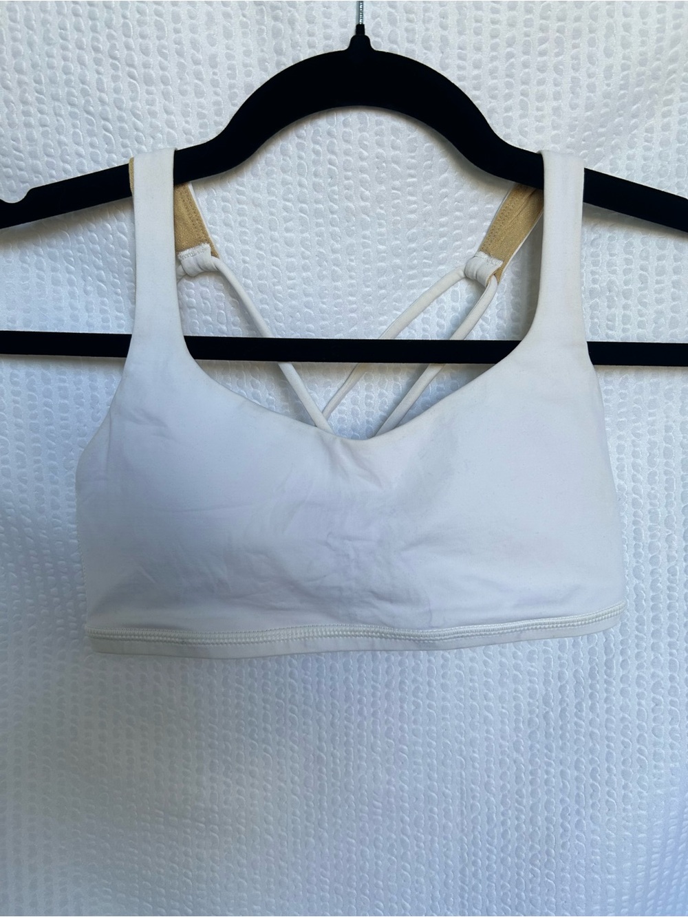 Lululemon White Energy Sports Bra Size 2